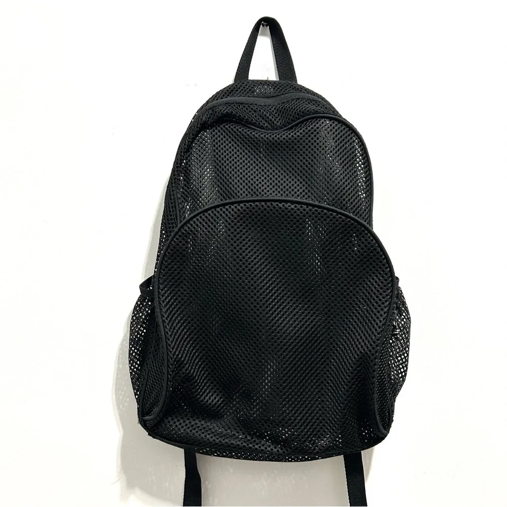 Black Mesh Backpack Unisex